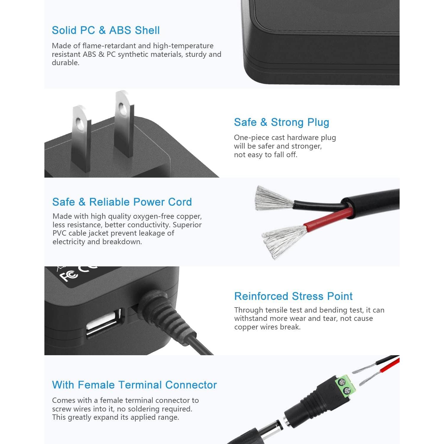 Adaptador de Poder Universal ALITOVE 30W Ajustable 3V-12V