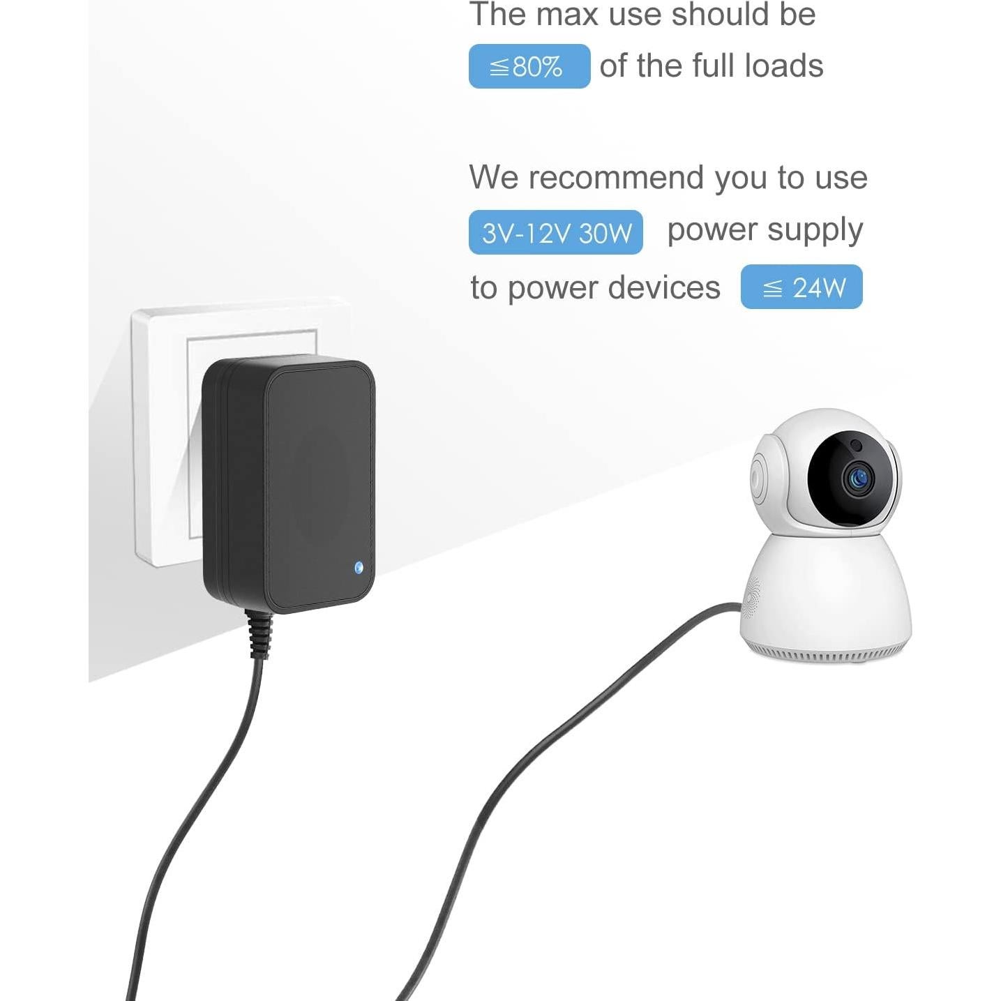 Adaptador de Poder Universal ALITOVE 30W Ajustable 3V-12V