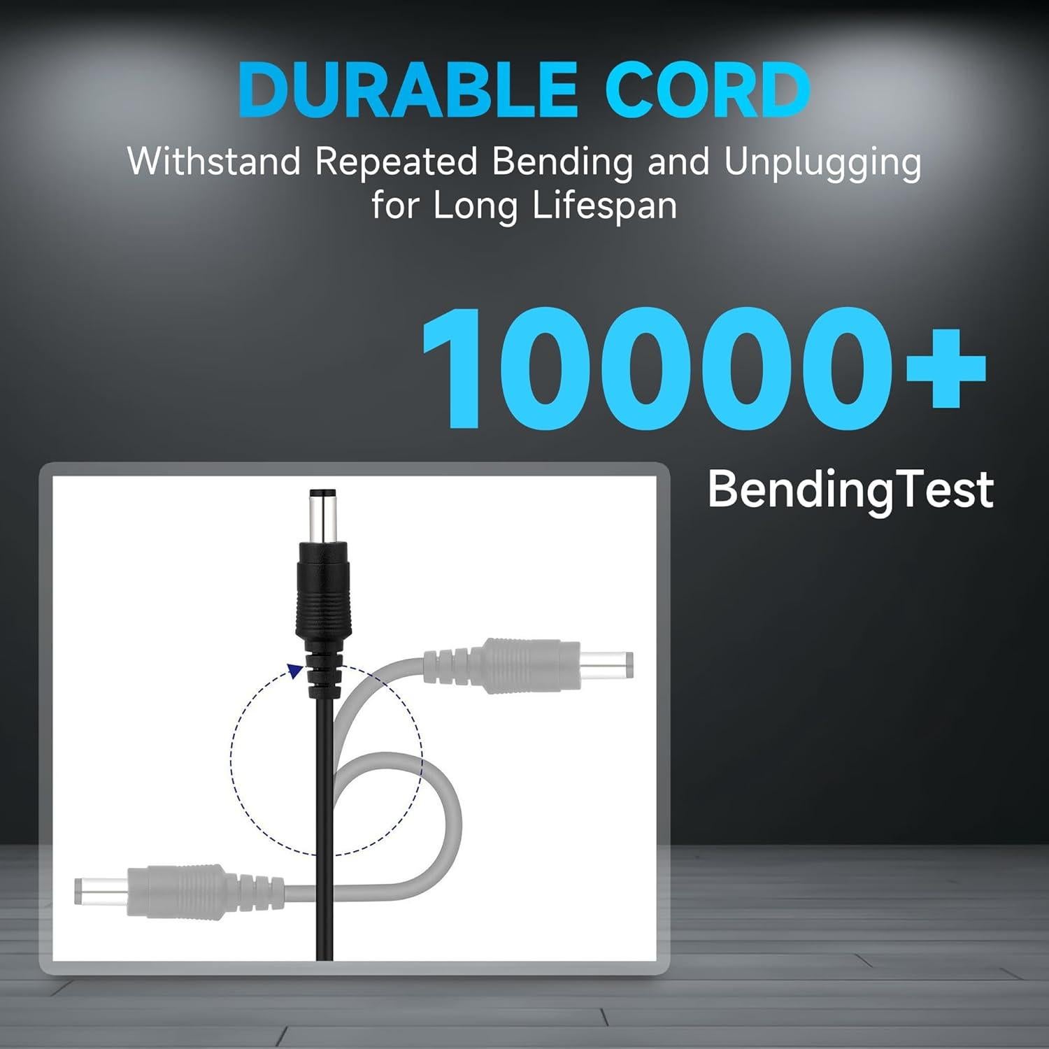 Adaptador de Alimentación 12V 2A ANLINK 3m para LED y CCTV