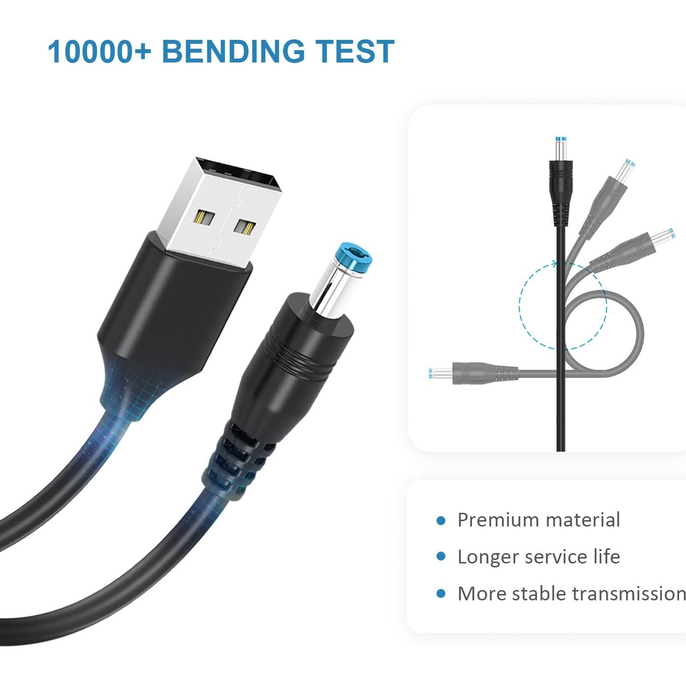 Cable de Alimentación DC 5V Universal Powseed con 13 Adaptadores