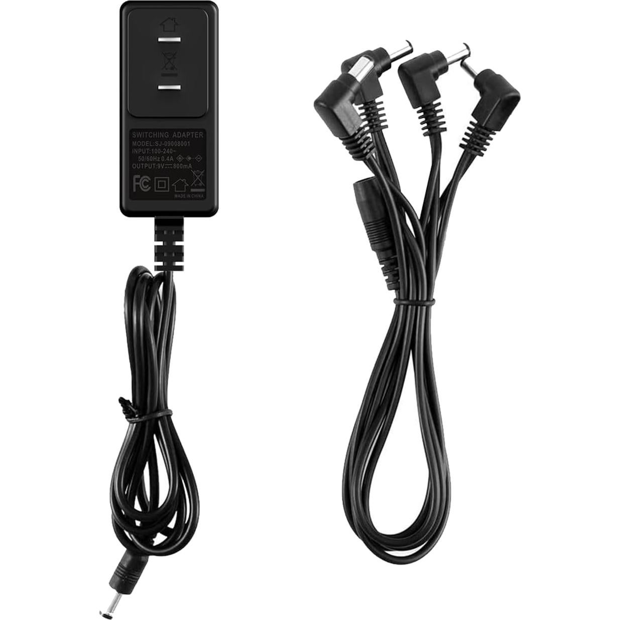 Fuente de Alimentación 9V JOYO para Pedales de Guitarra 800mA