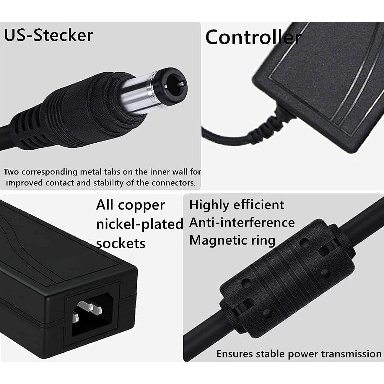 Adaptador de Alimentación AC 24V 6A Auplf para LED y CCTV