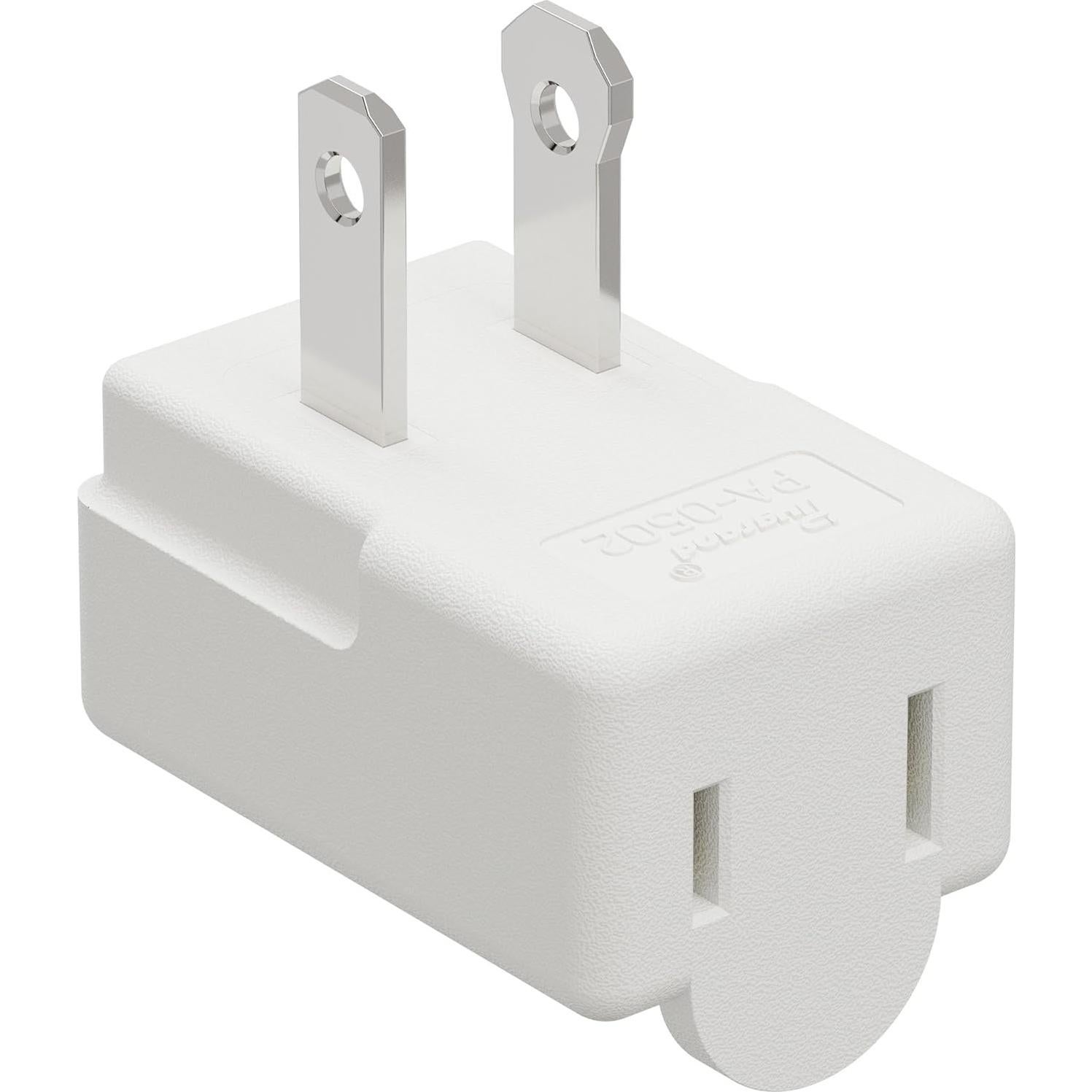 Adaptador de corriente AC PluGrand tipo L 15A 125V ángulo recto