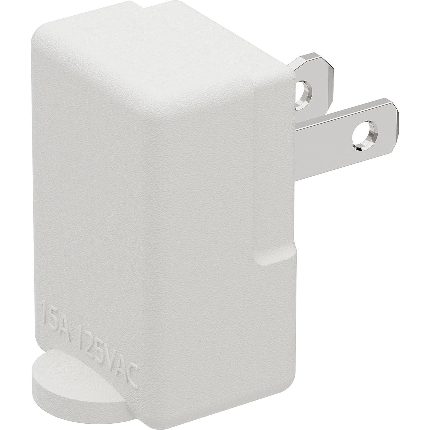 Adaptador de corriente AC PluGrand tipo L 15A 125V ángulo recto