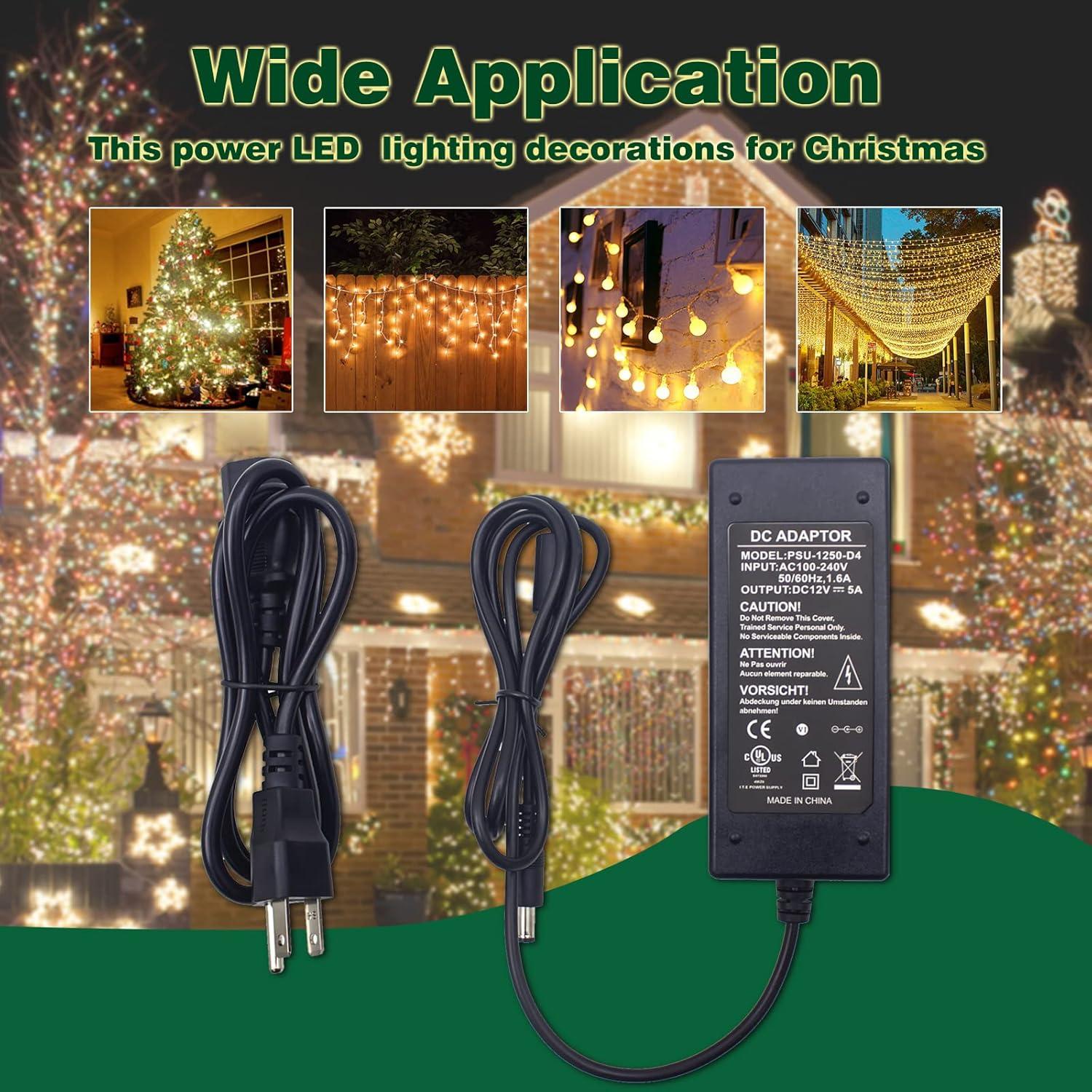 Adaptador de Alimentación AC 100-240V a DC 12V 5A 60W ULTRAPOE
