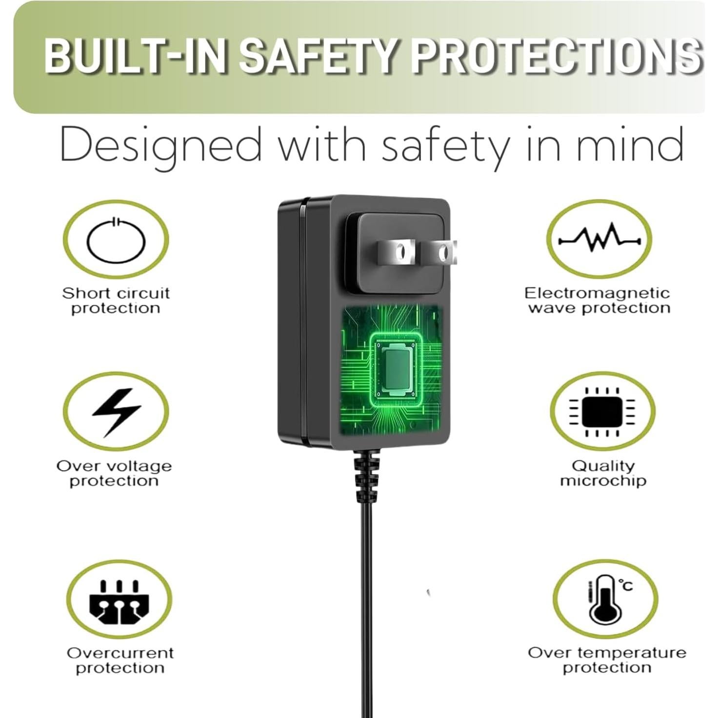 Adaptador de Corriente 15V 1A Qnanw para Litter Robot 3 - 2.1mm