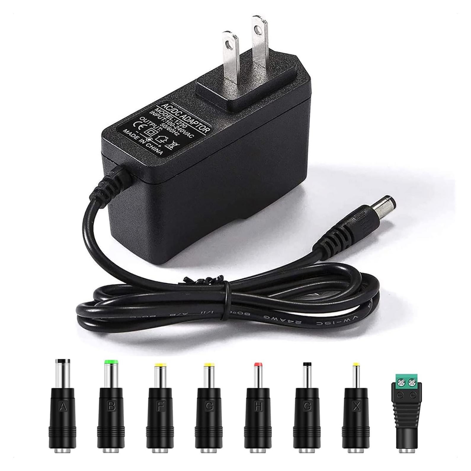 Adaptador de corriente 6V 2A LitStar con 8 enchufes DC