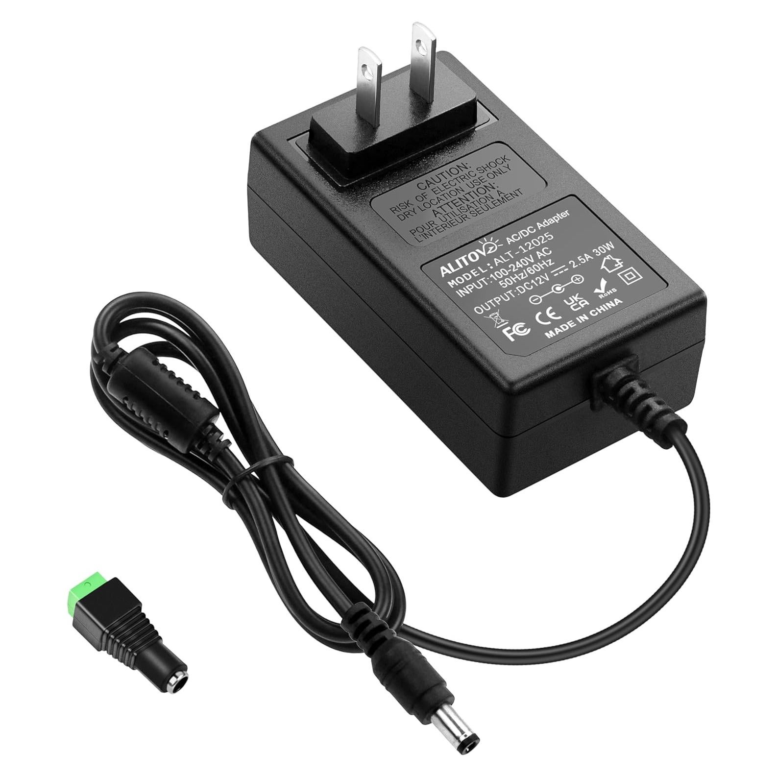 Fuente de Poder ALITOVE 12V 2.5A 30W Adaptador AC a DC