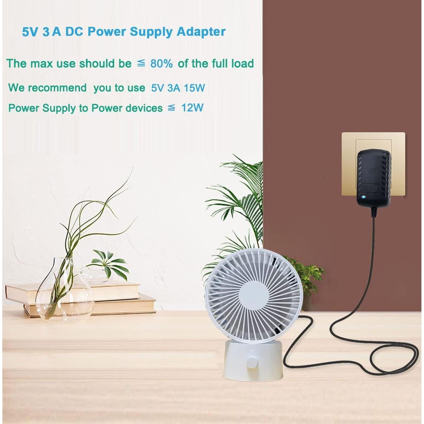 Adaptador de Alimentación DC 5V 3A MTYTOT 15W para LED y CCTV