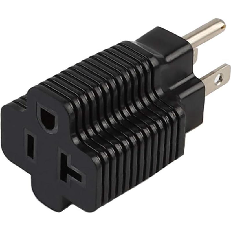 Adaptador de Enchufe Nema 5-15P a 5-20R EVmore 2 Paquete