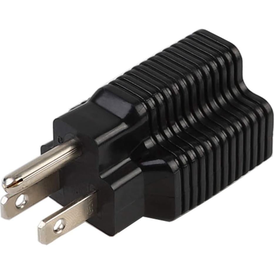 Adaptador de Enchufe Nema 5-15P a 5-20R EVmore 2 Paquete
