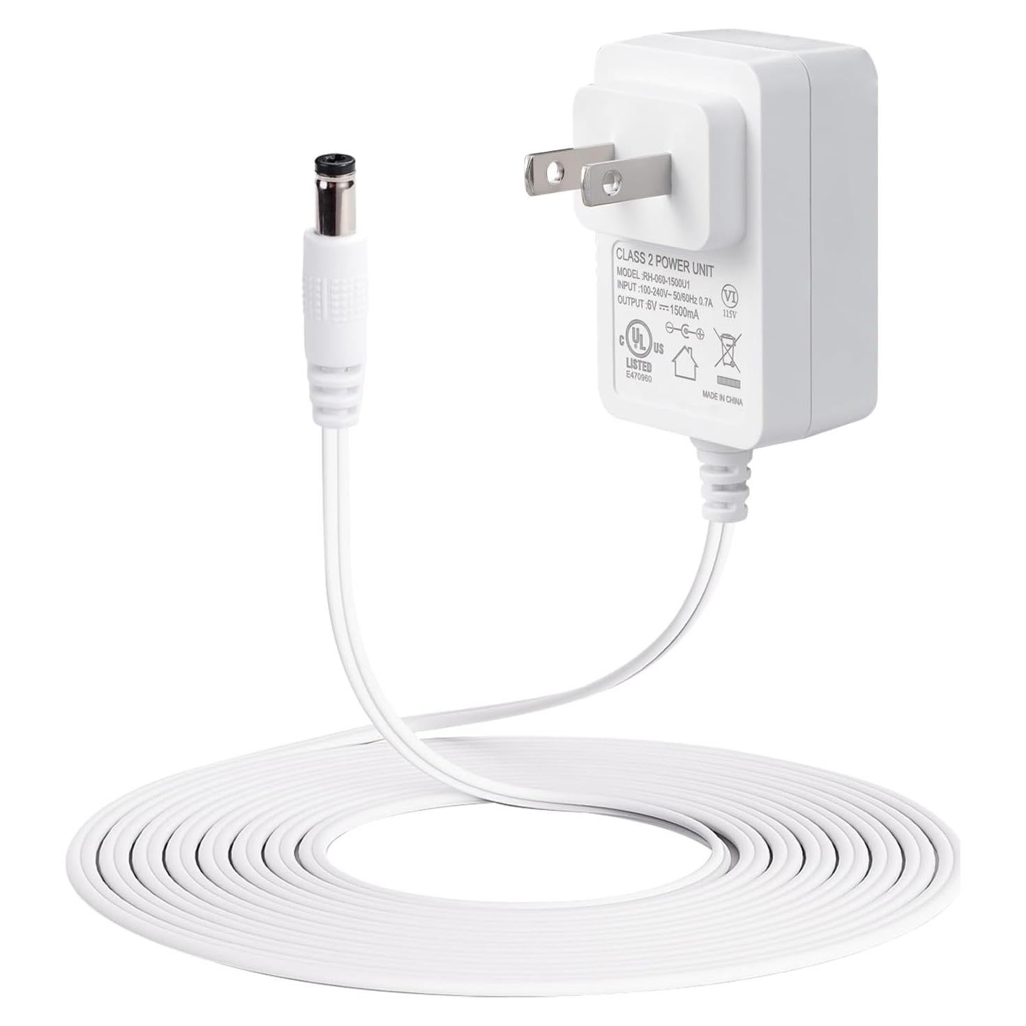 Cable de Alimentación 6V Snugapuppy Fisher Price 2.04m
