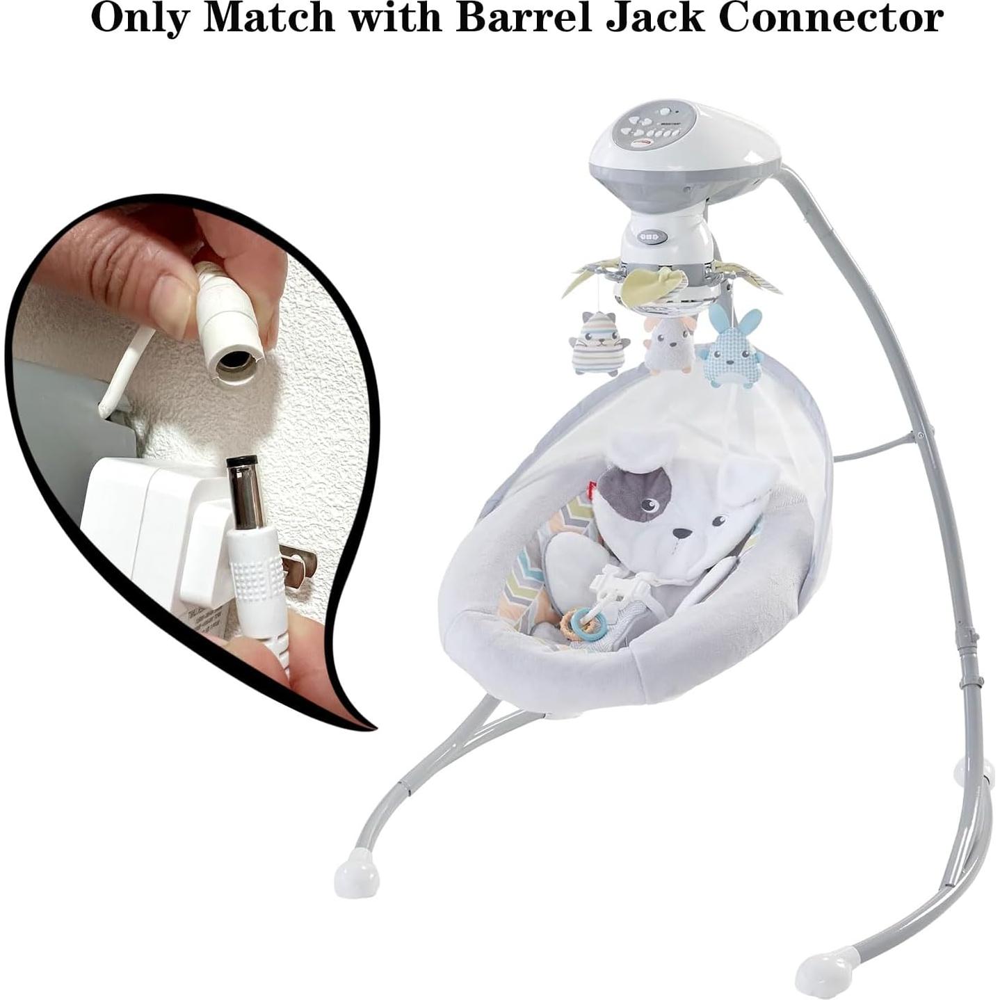 Cable de Alimentación 6V Snugapuppy Fisher Price 2.04m