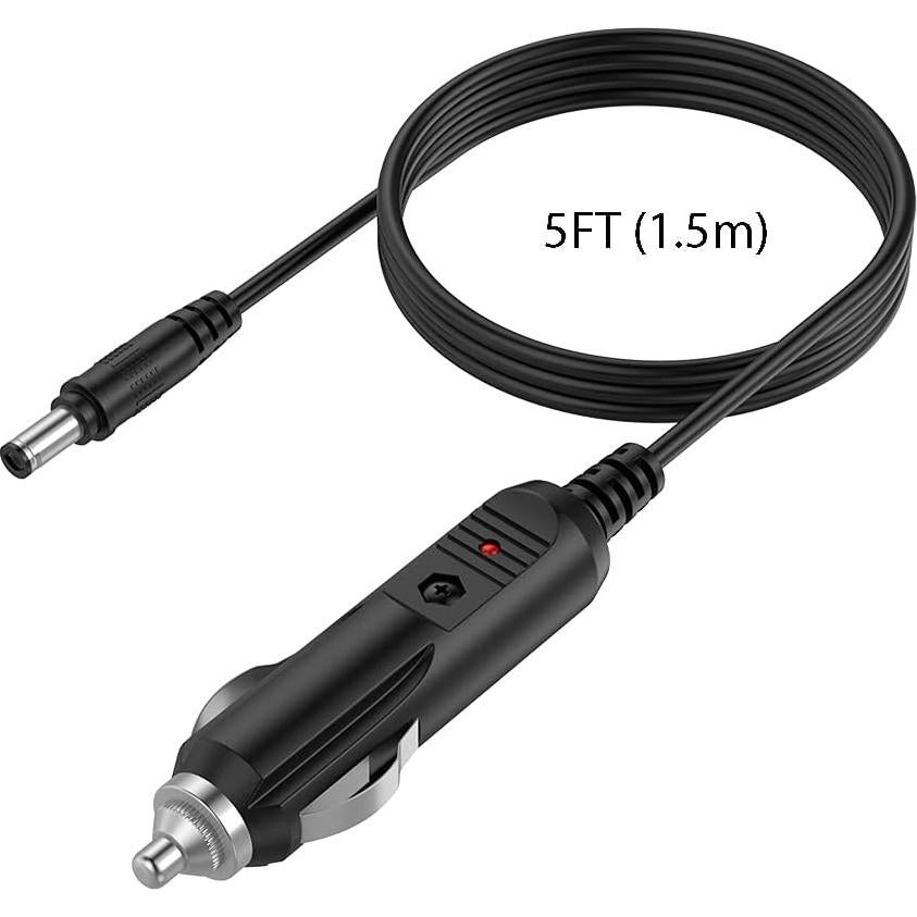 Cargador de coche 12V 2A LIANSUM con 8 conectores y 1.5m