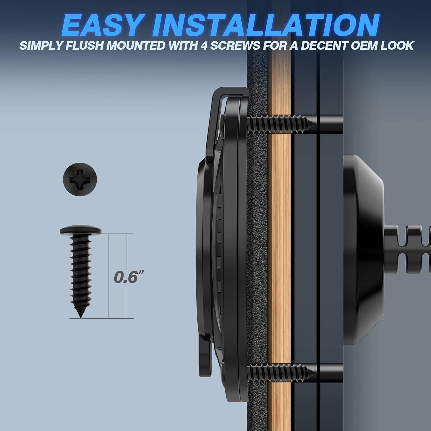 Enchufe de Puerto AC MICTUNING 13A 125V con Cable 40cm