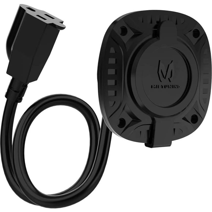 Enchufe de Puerto AC MICTUNING 13A 125V con Cable 40cm