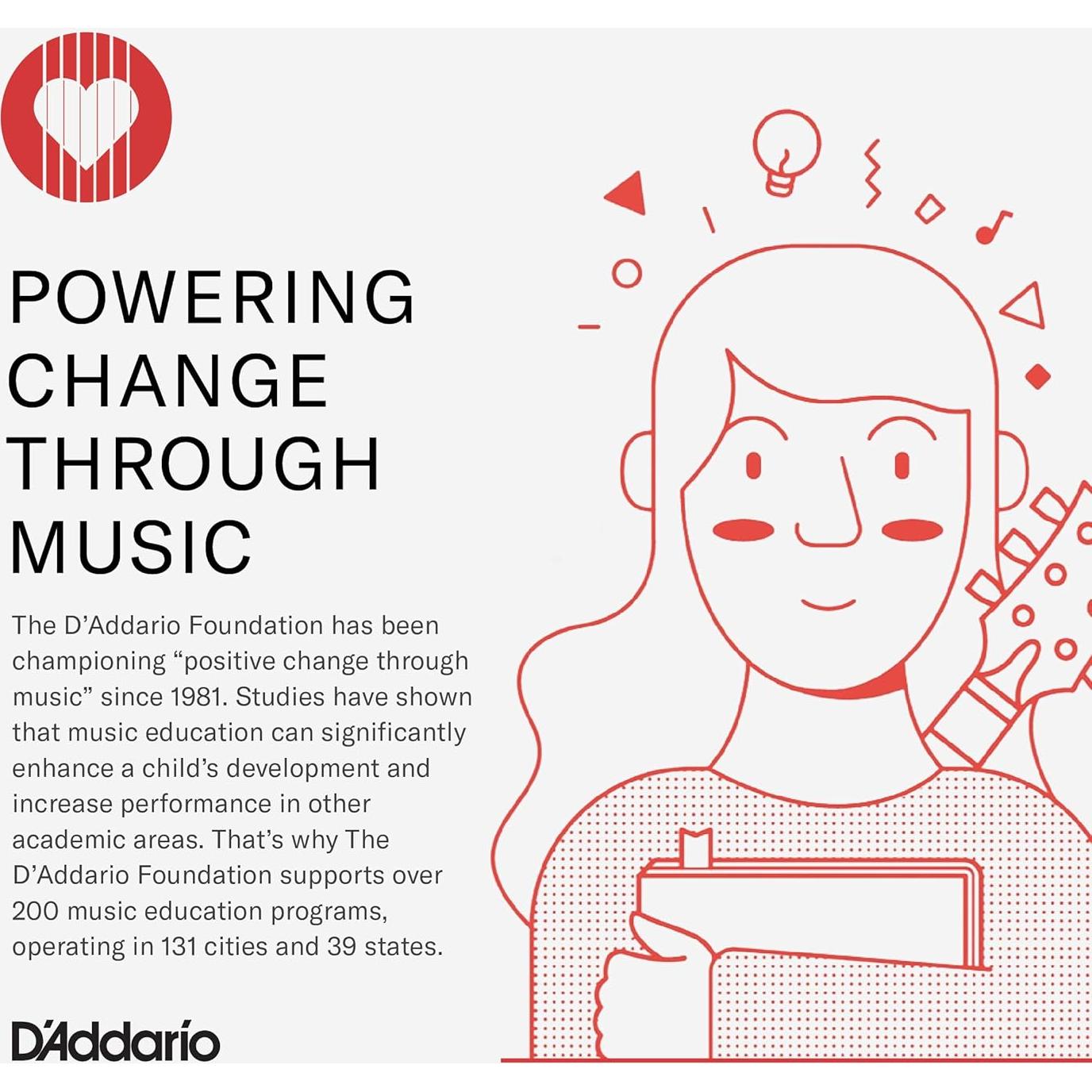 Fuente de Alimentación D'Addario 9V para Pedales de Guitarra