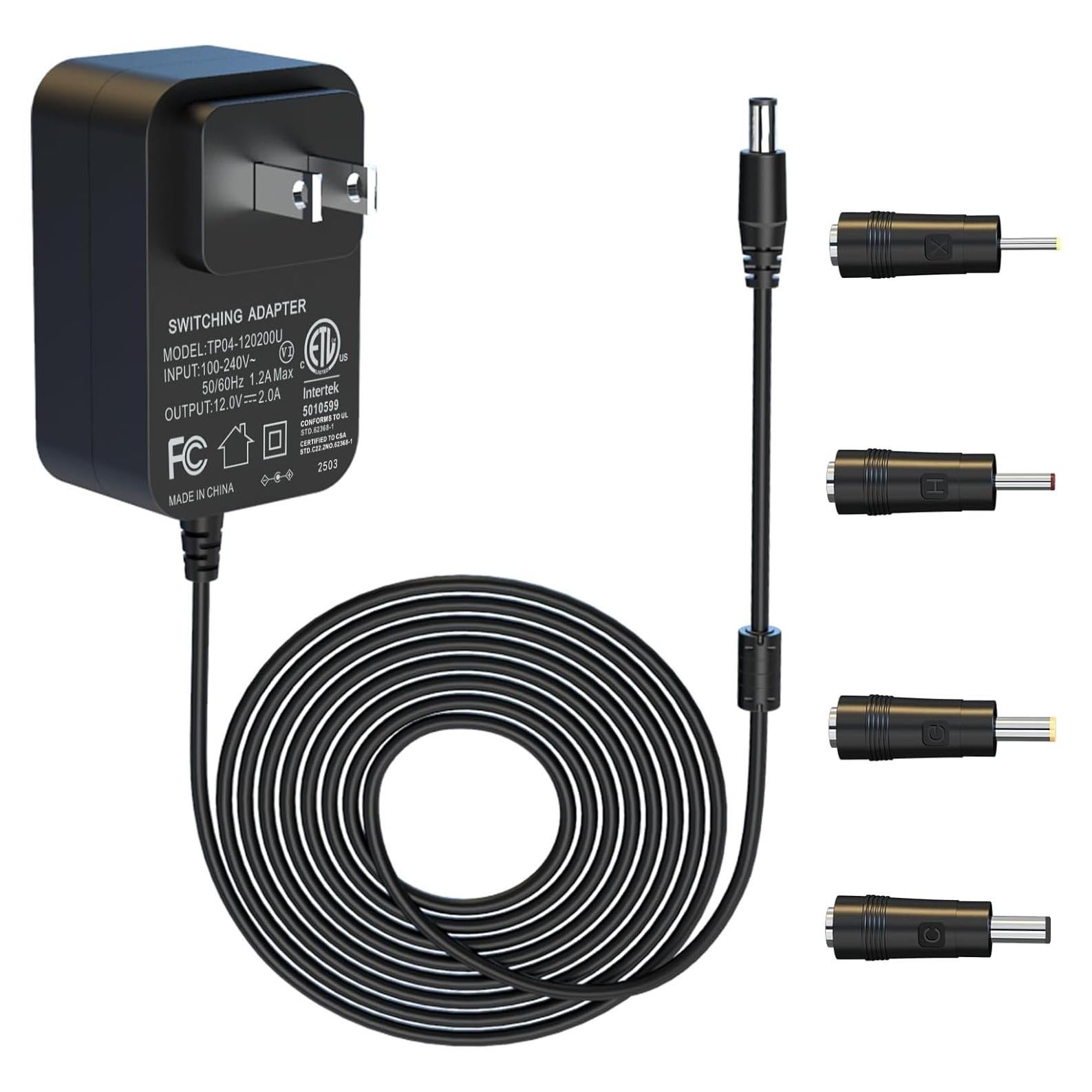 Adaptador de corriente AC 12V HY1C 2A para teclados y LED