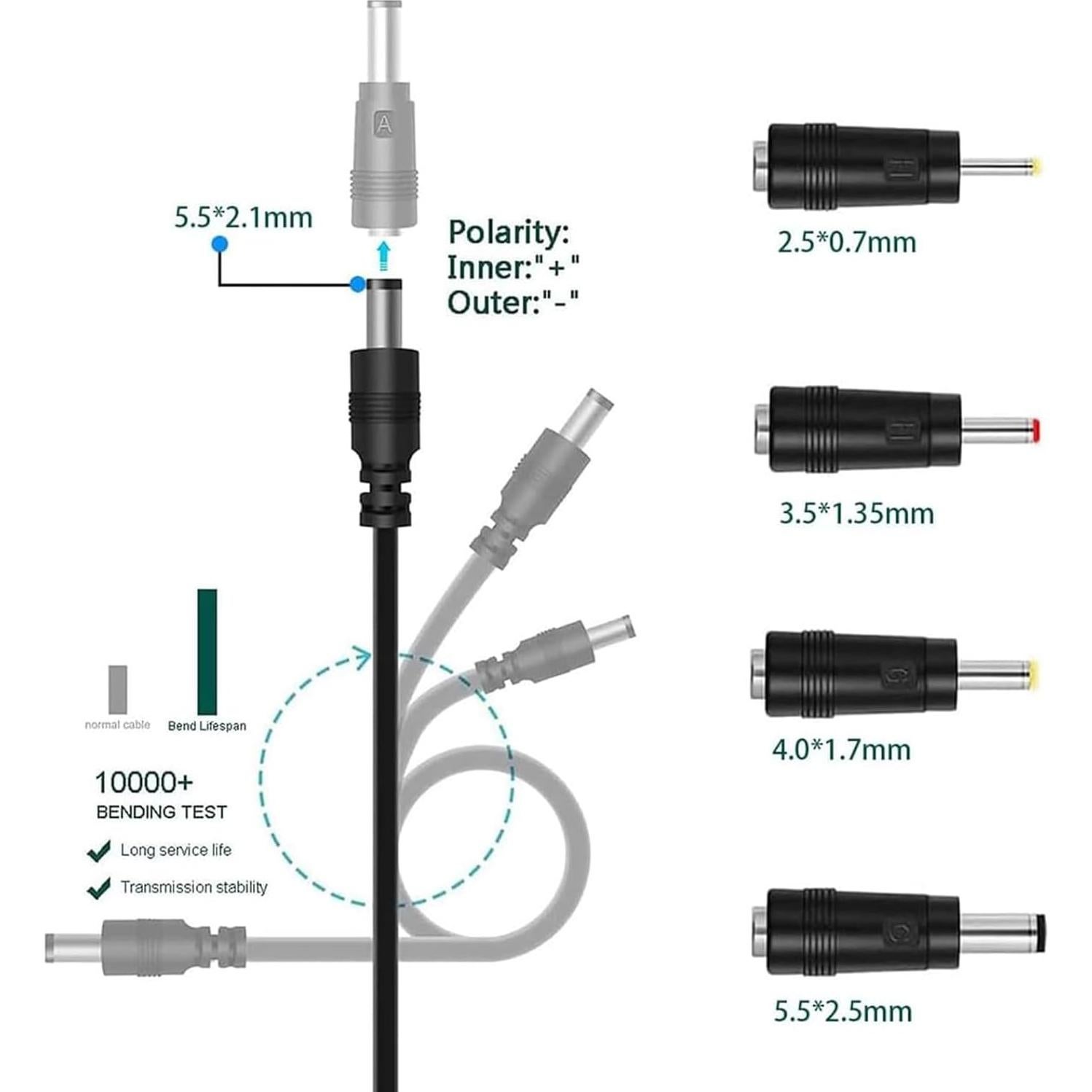 Adaptador de corriente AC 12V HY1C 2A para teclados y LED