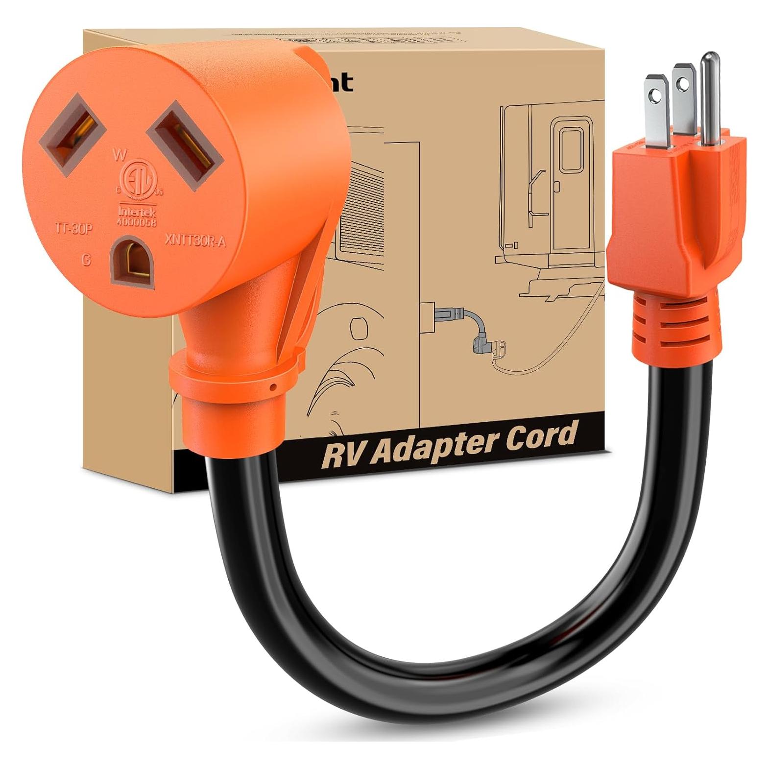 Adaptador de Corriente Nilight 15A a 30A 110V Cobre 10 AWG