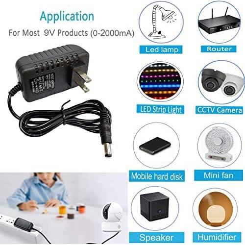 Fuente de Alimentación 9V 2A N/C Adaptador 100-240V CA