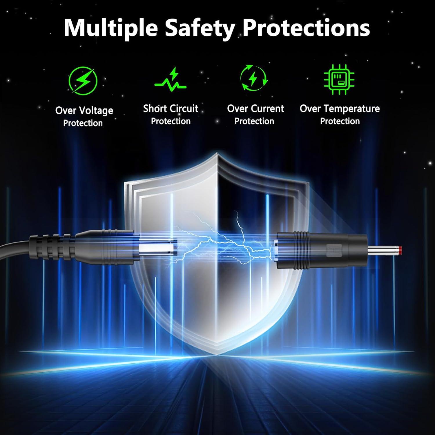 Adaptador de corriente 5V 2A Waysse con 8 puntas DC 10W