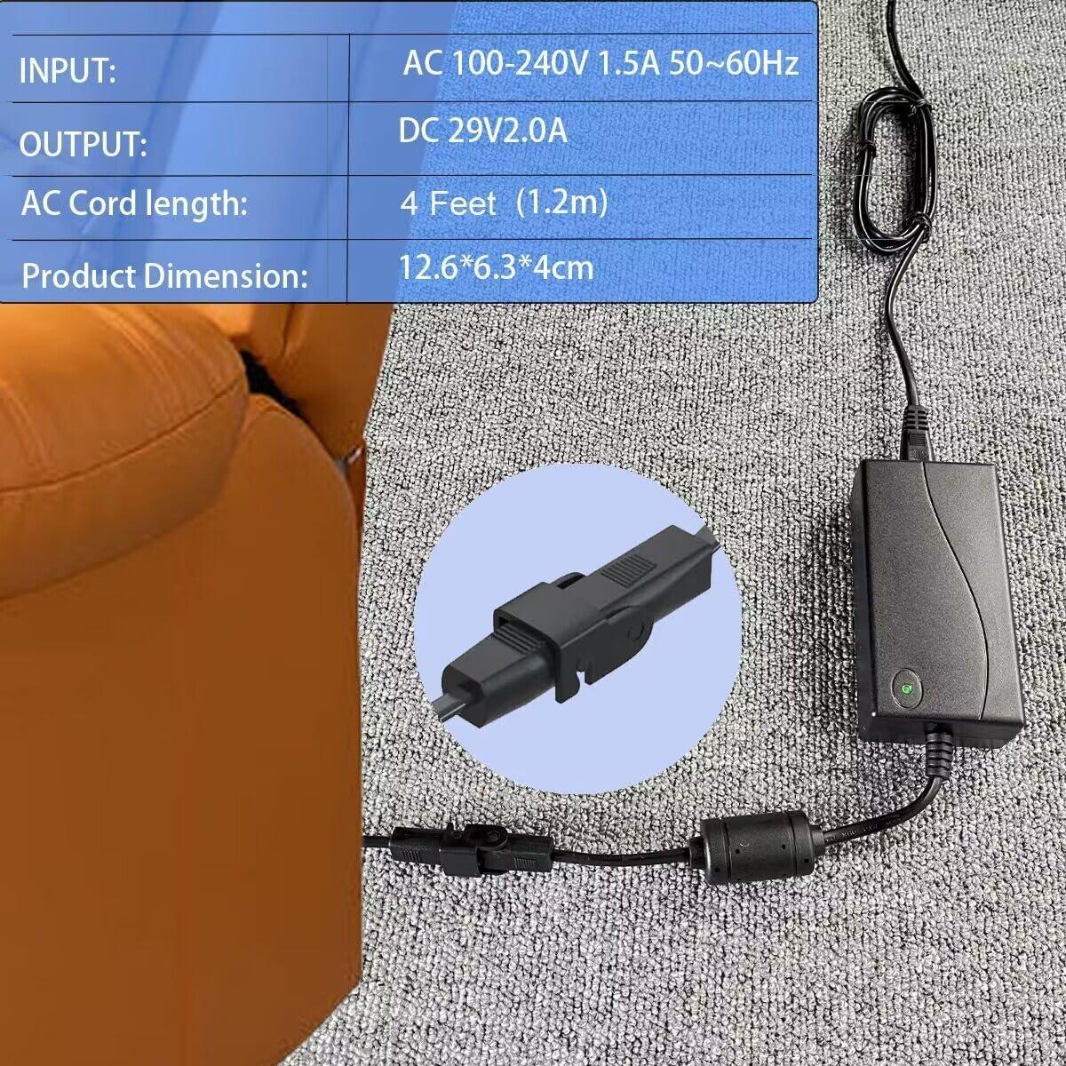 Fuente de Alimentación 29V 2A YHWSHINE para Sillón Reclinable