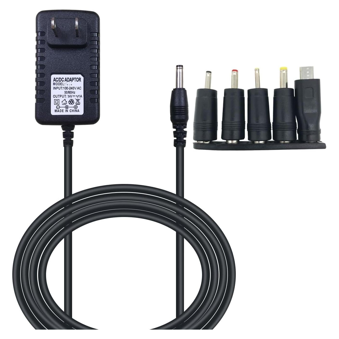 Adaptador de Alimentación 6V 2A PDEEY con 5 Enchufes