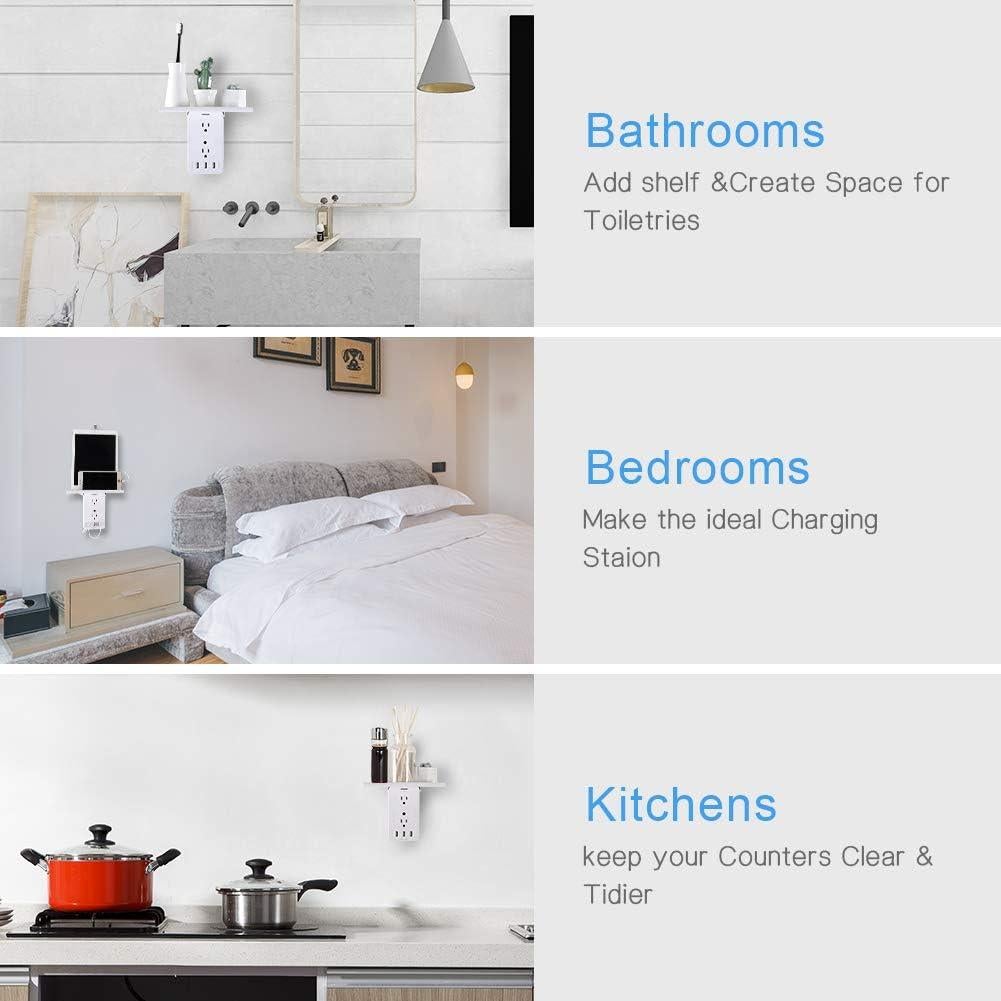 Estante de Carga CFMASTER 8 Enchufes 3 USB 3.4A Protector 125V