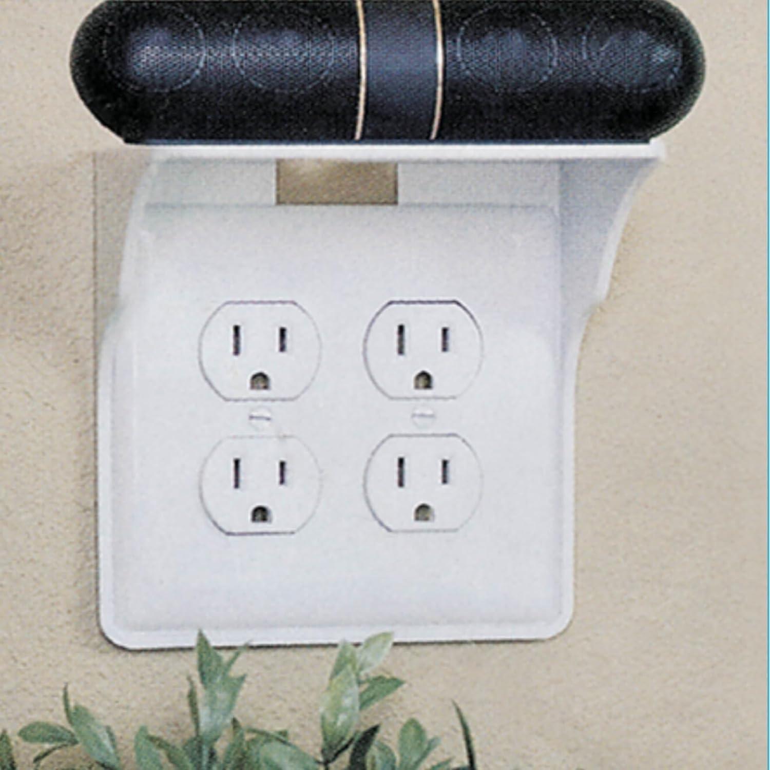 Estante Doble Pared LOUIS FELT 2 Unidades Blanco 10.16x13.34x15.24cm