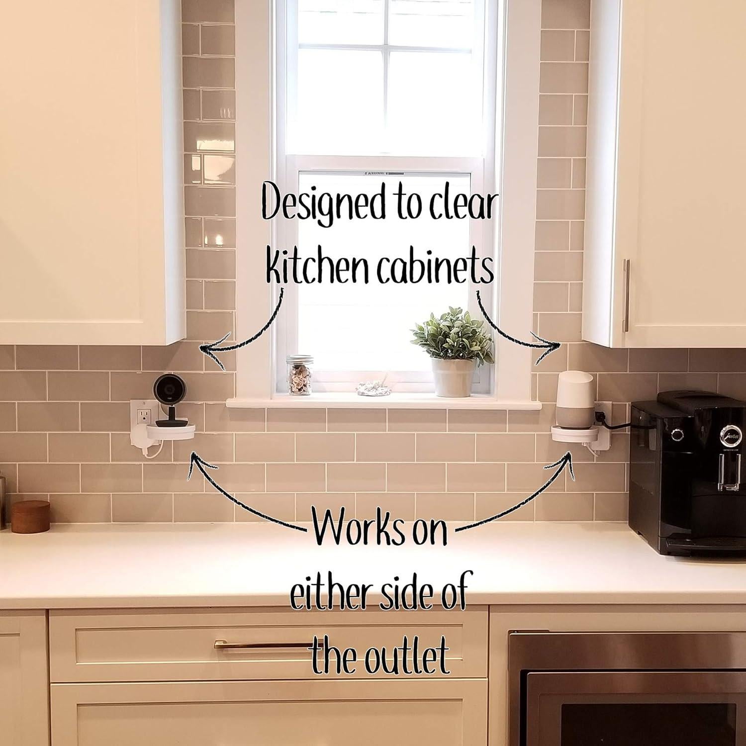 Estantería de Enchufe Mount Genie - Soporte para Dispositivos 0.45 kg