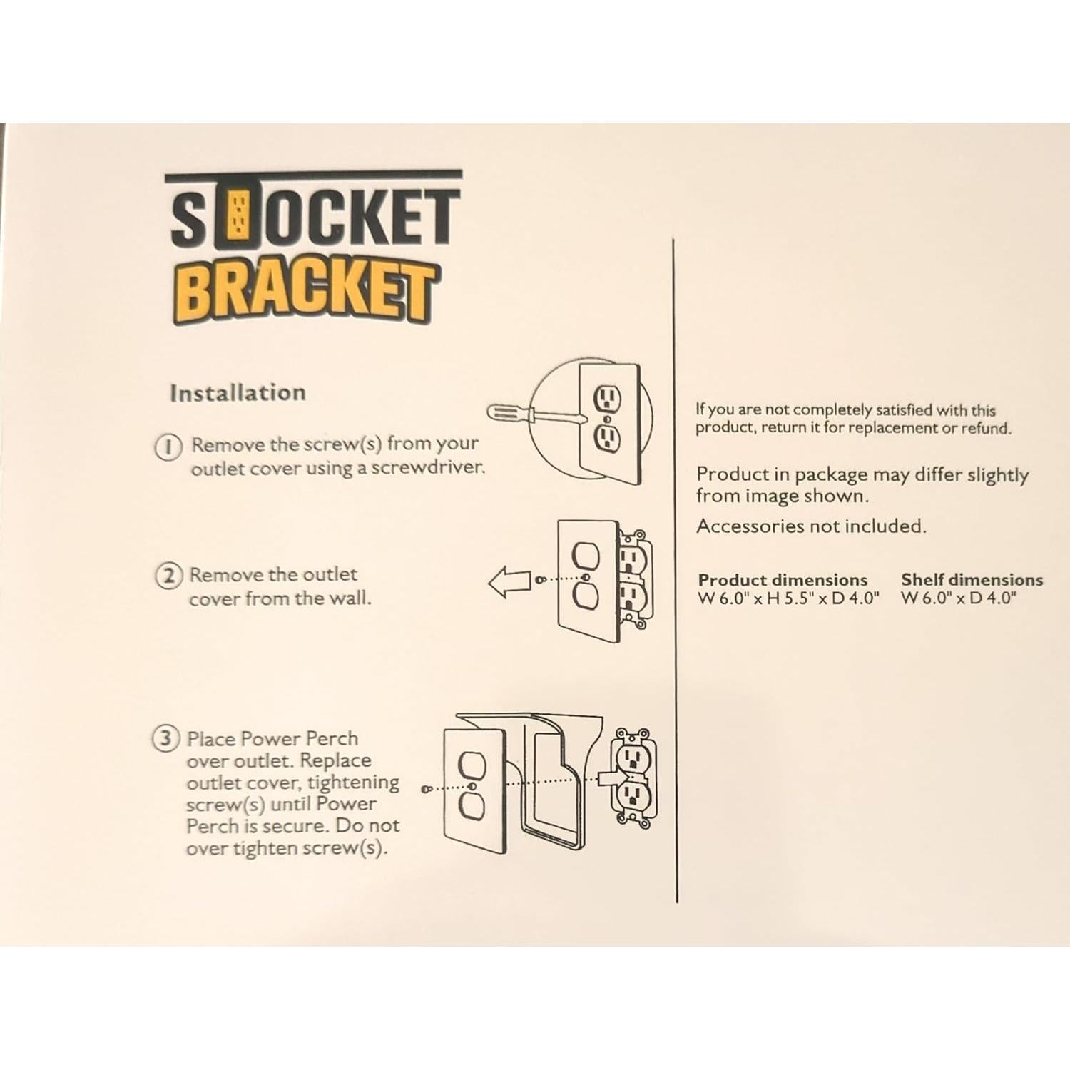 Organizador de Estante para Tomacorrientes Townsend - 2 Piezas