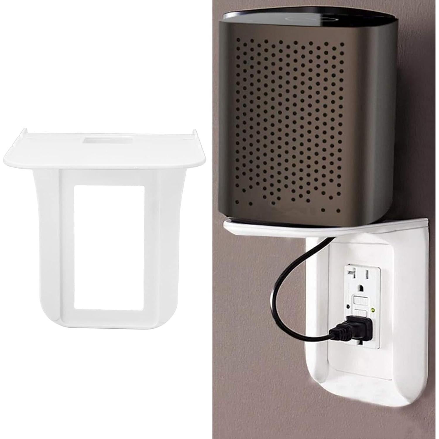 Estante de Enchufe de Pared Haofy - 2 Piezas, ABS, Ahorra Espacio