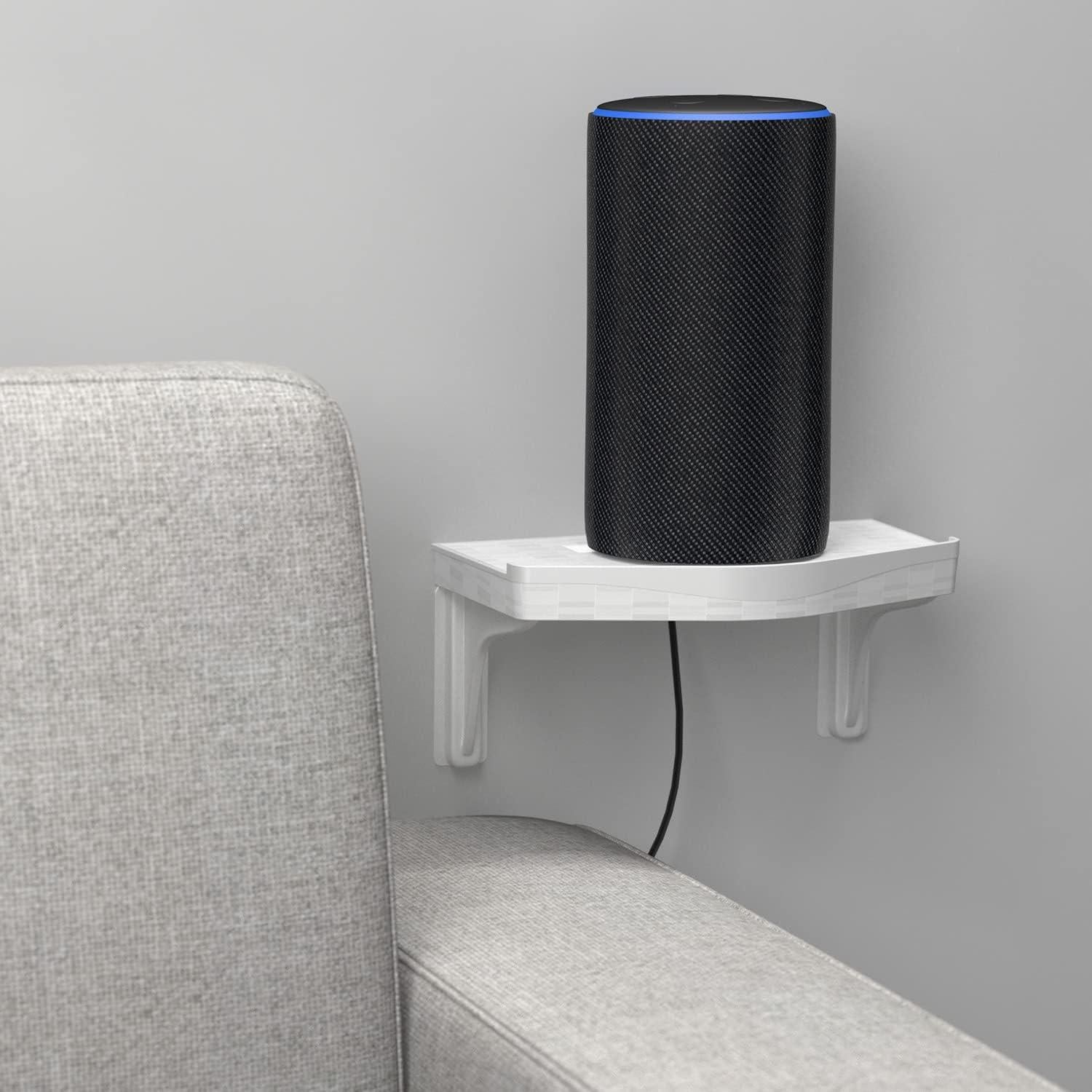 Estante de Montaje en Pared D-Line Ajustable Blanco 22x13cm