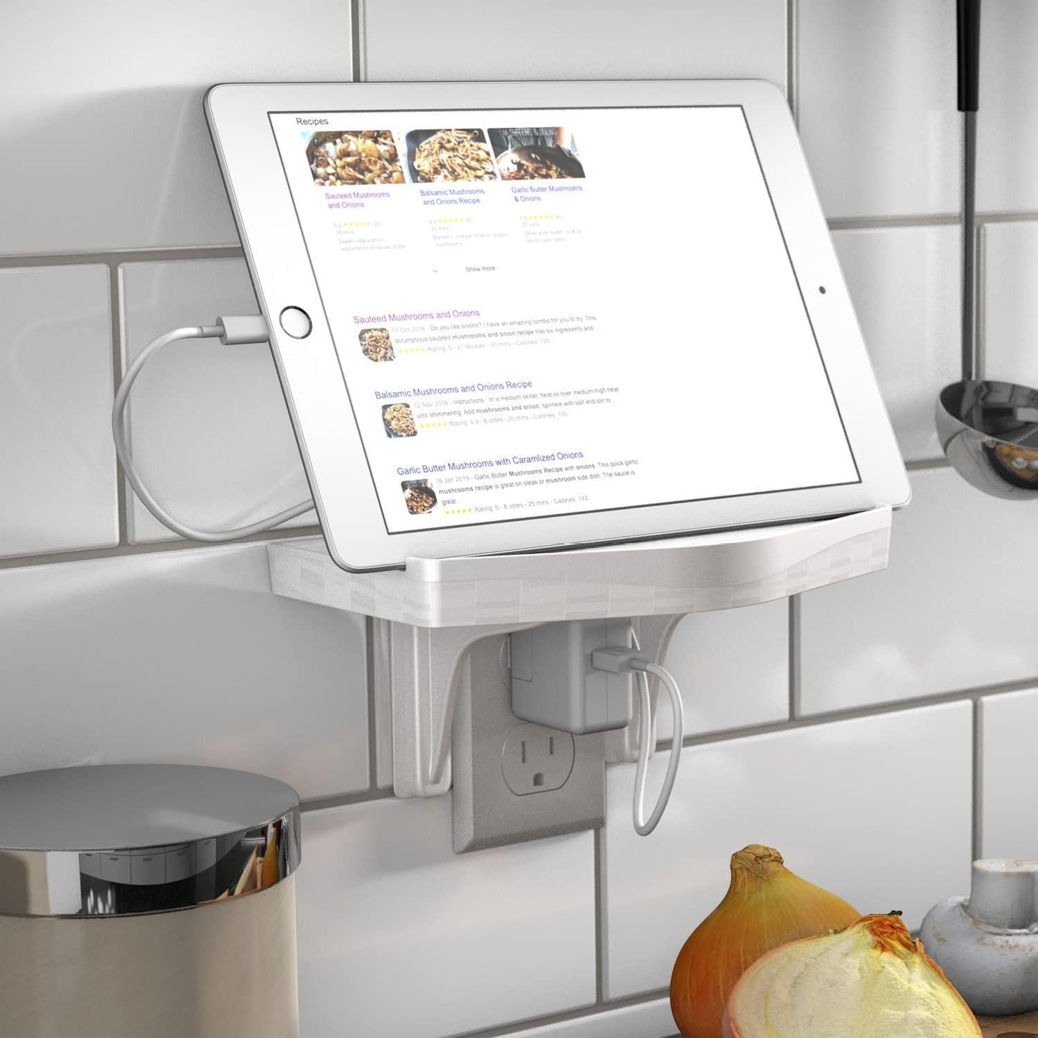 Estante de Montaje en Pared D-Line Ajustable Blanco 22x13cm