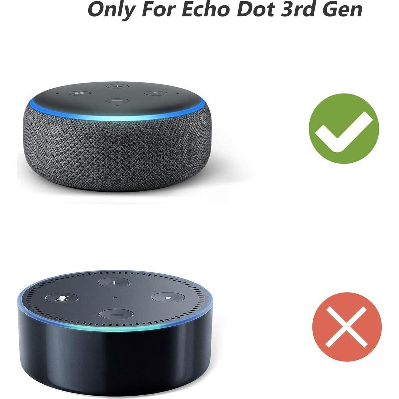 Soporte de Pared WALI para Echo Dot 3ra Generación - Negro