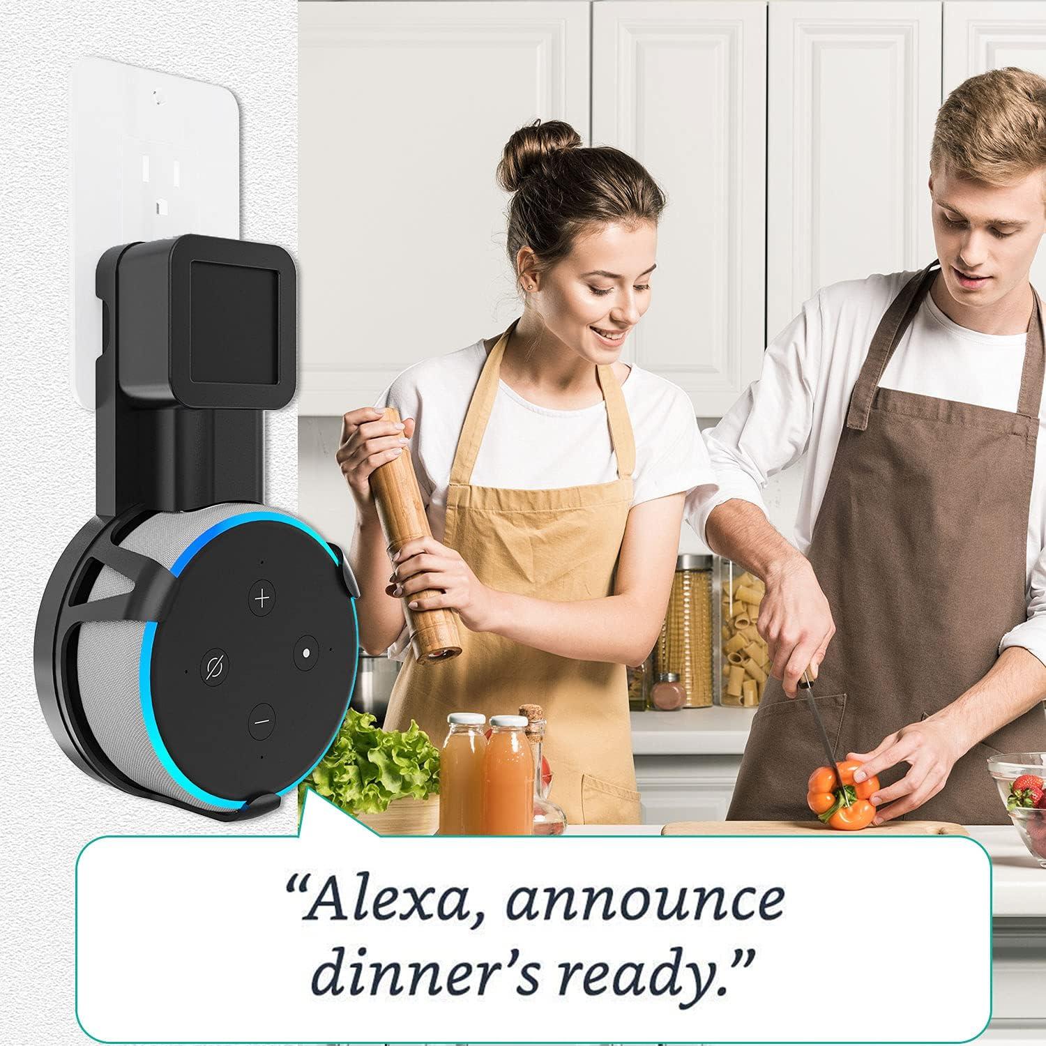 Soporte de Pared WALI para Echo Dot 3ra Generación - Negro