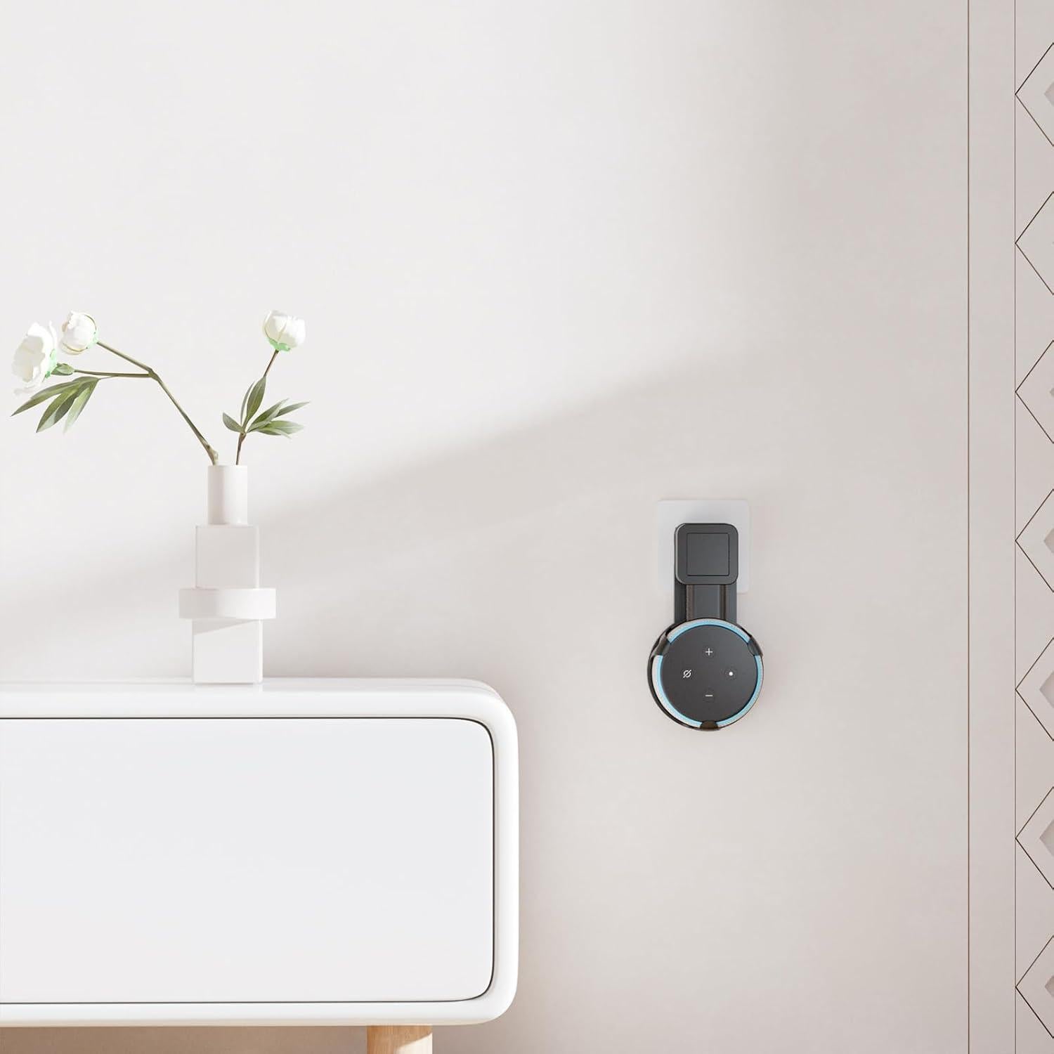 Soporte de Pared WALI para Echo Dot 3ra Generación - Negro