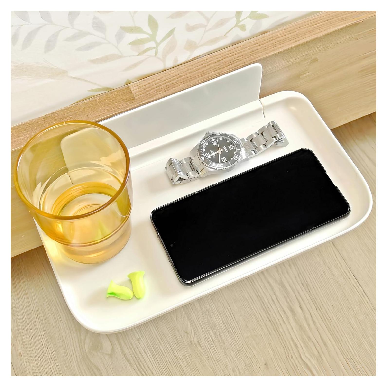 Juego de 2 estantes flotantes Zdesign para pared junto a la cama