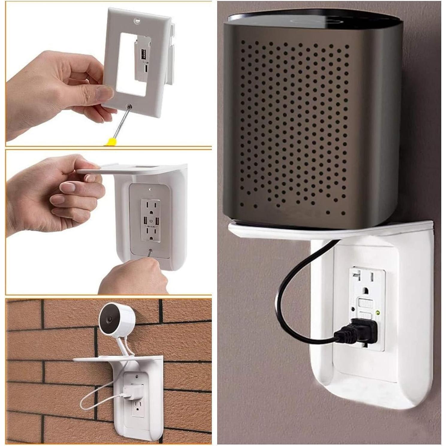 Estante de Enchufe de Pared Flexman - Organizador 2 Piezas