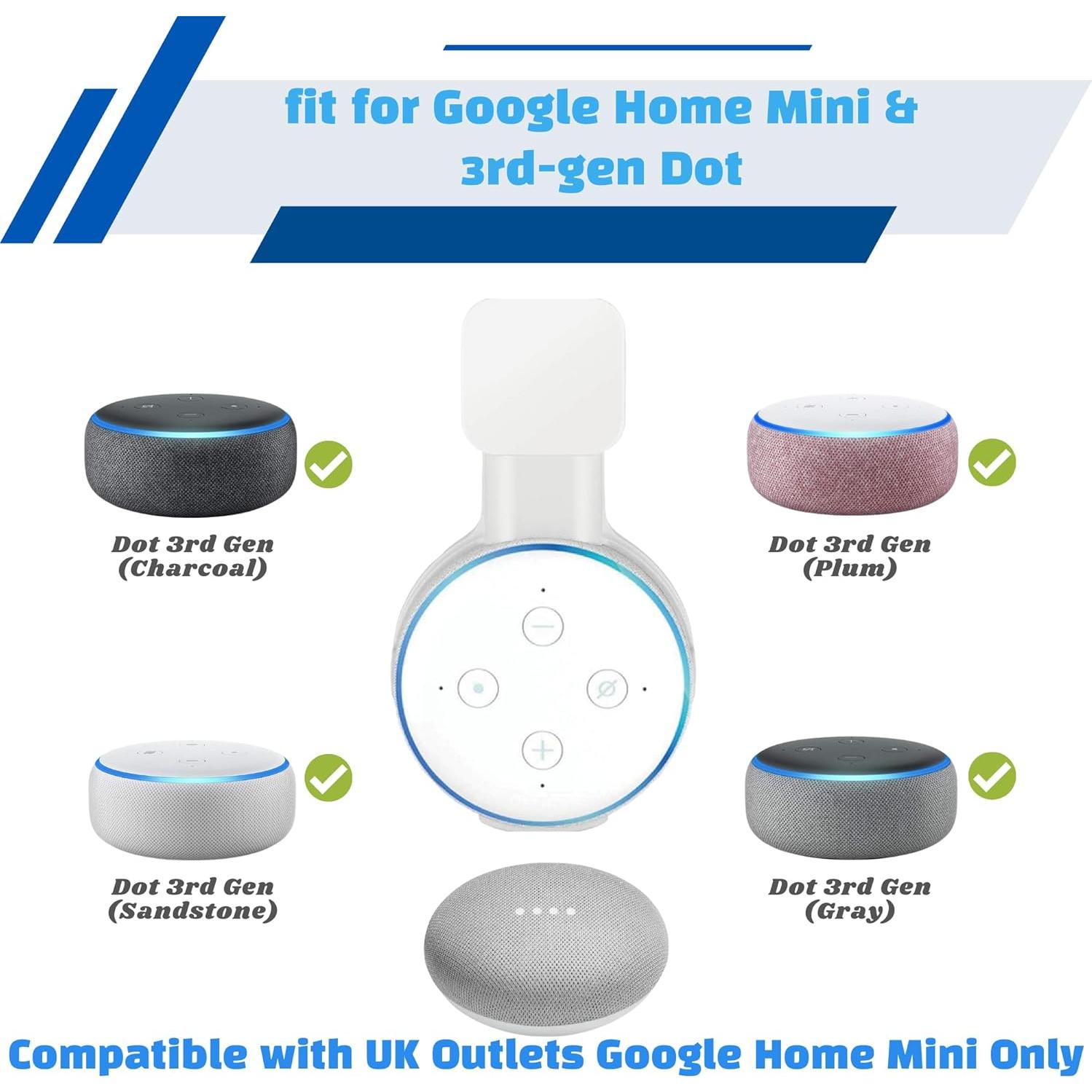 Soporte de Pared Sintron para Altavoz Dot 3 - Blanco