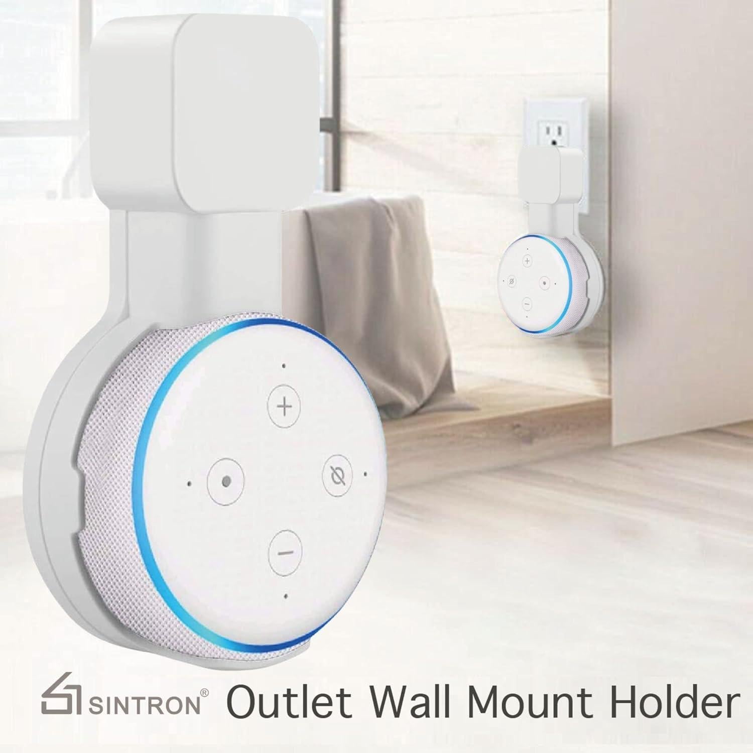 Soporte de Pared Sintron para Altavoz Dot 3 - Blanco