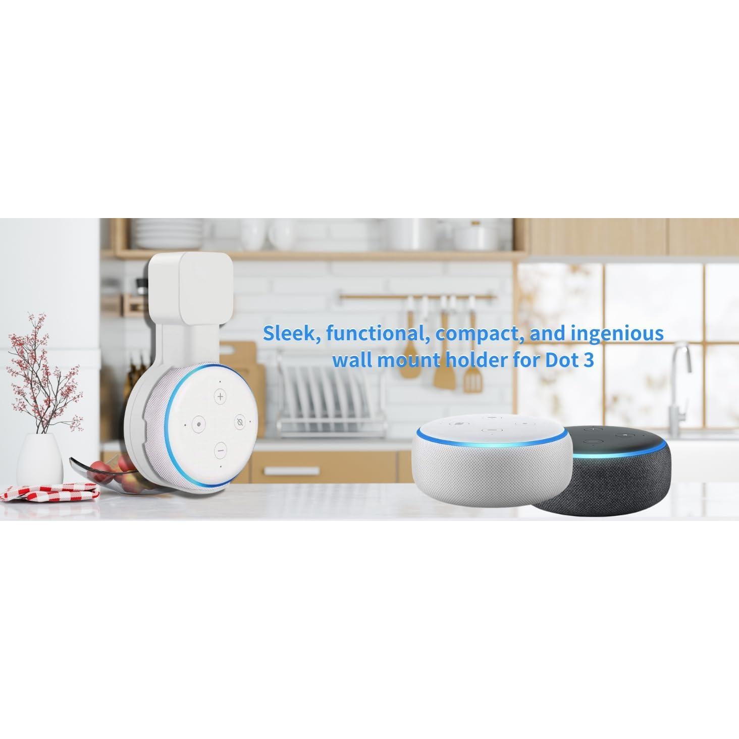 Soporte de Pared Sintron para Altavoz Dot 3 - Blanco