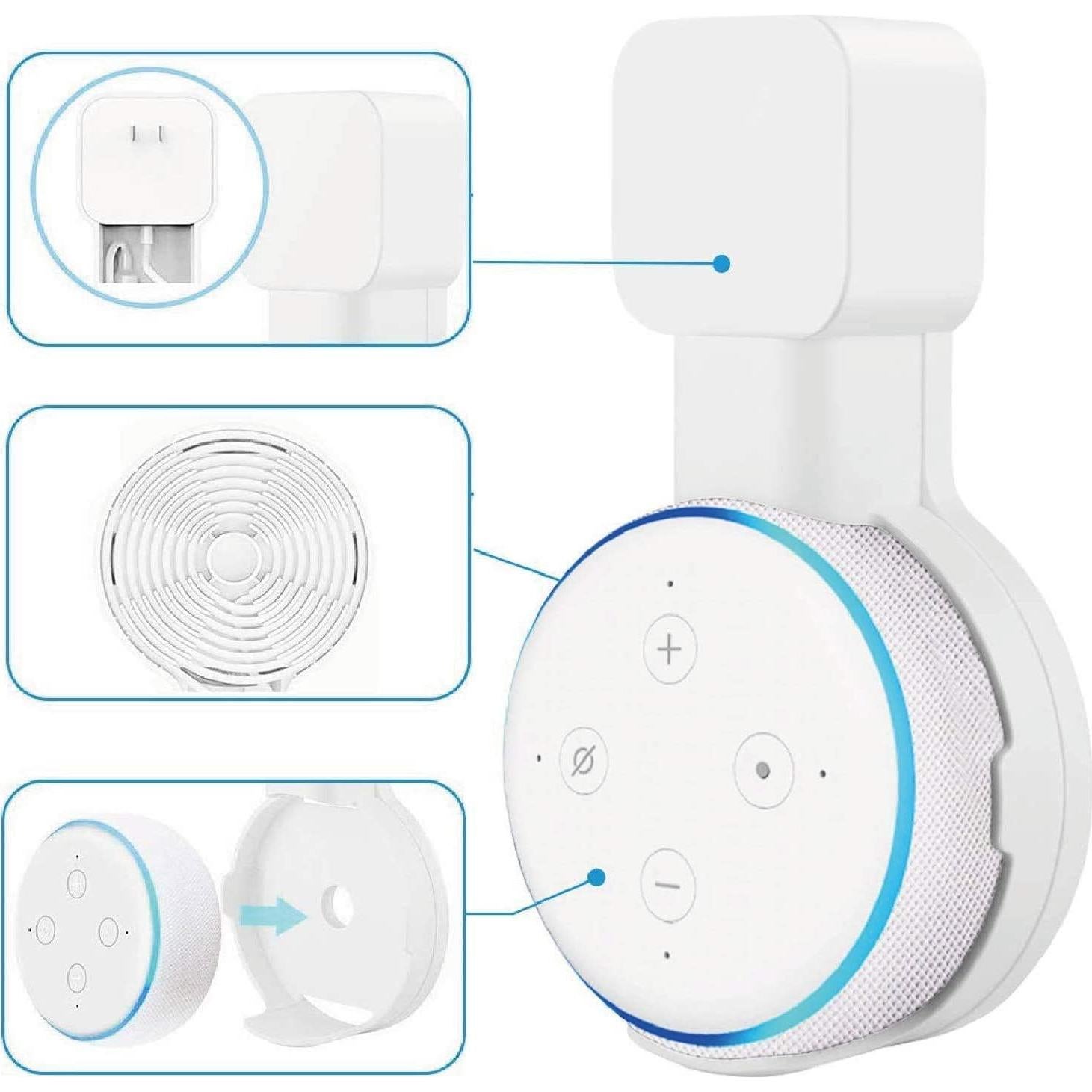 Soporte de Pared Sintron para Altavoz Dot 3 - Blanco