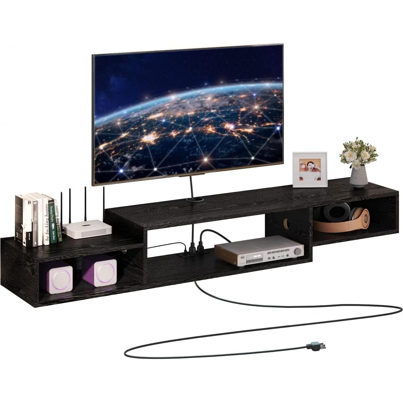 Soporte de TV Flotante 4 EVER WINNER 149.86 cm con Luz LED