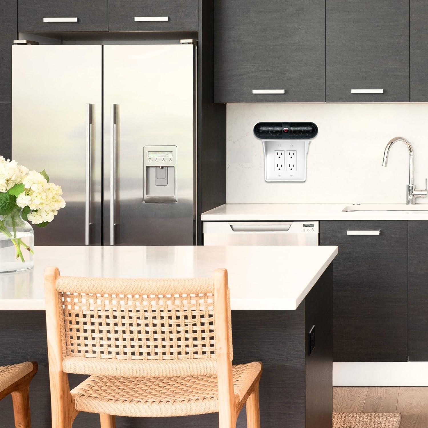 Estante de Pared Power Perch Storage Theory - Blanco, 4.5 kg