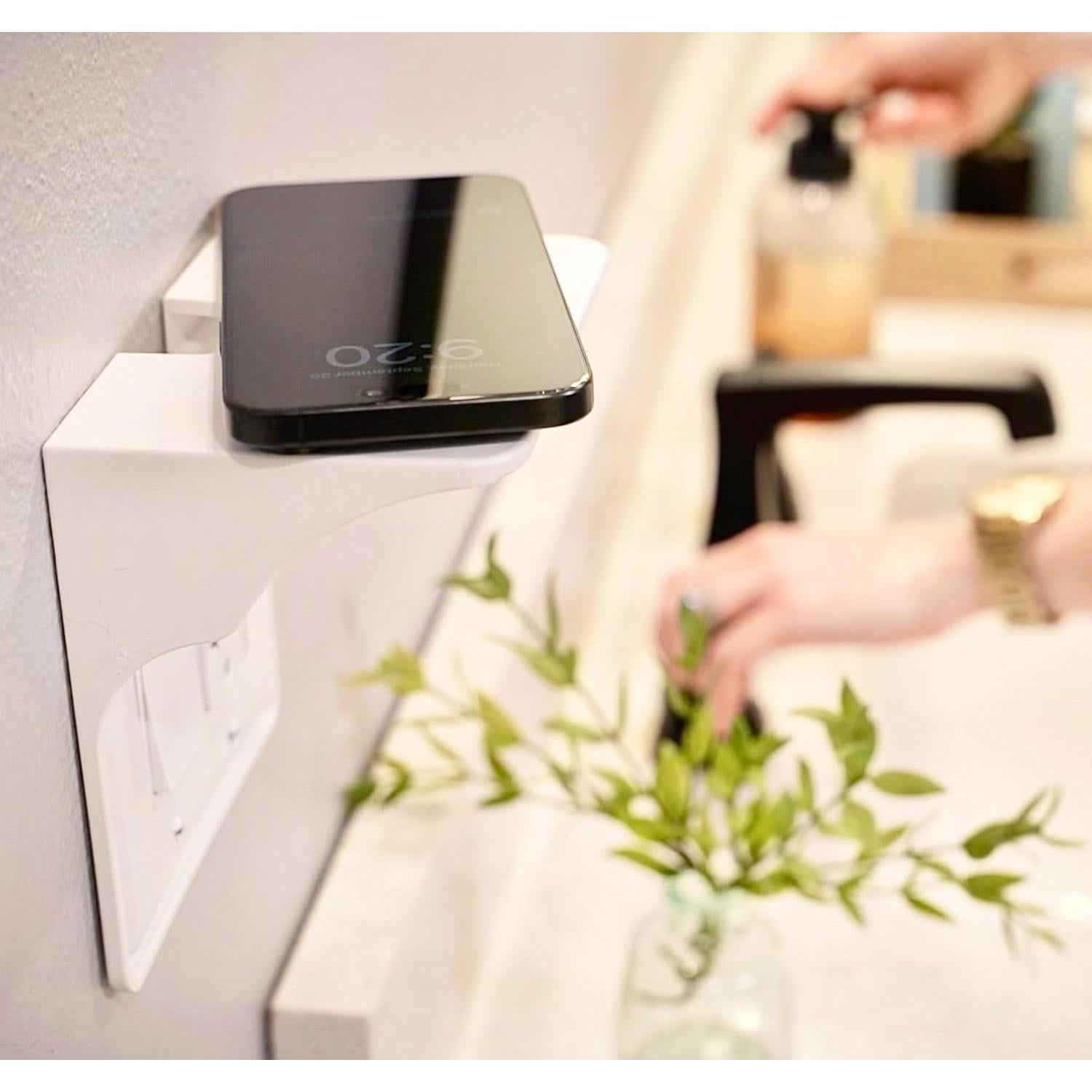 Estante de Pared Power Perch Storage Theory - Blanco, 4.5 kg