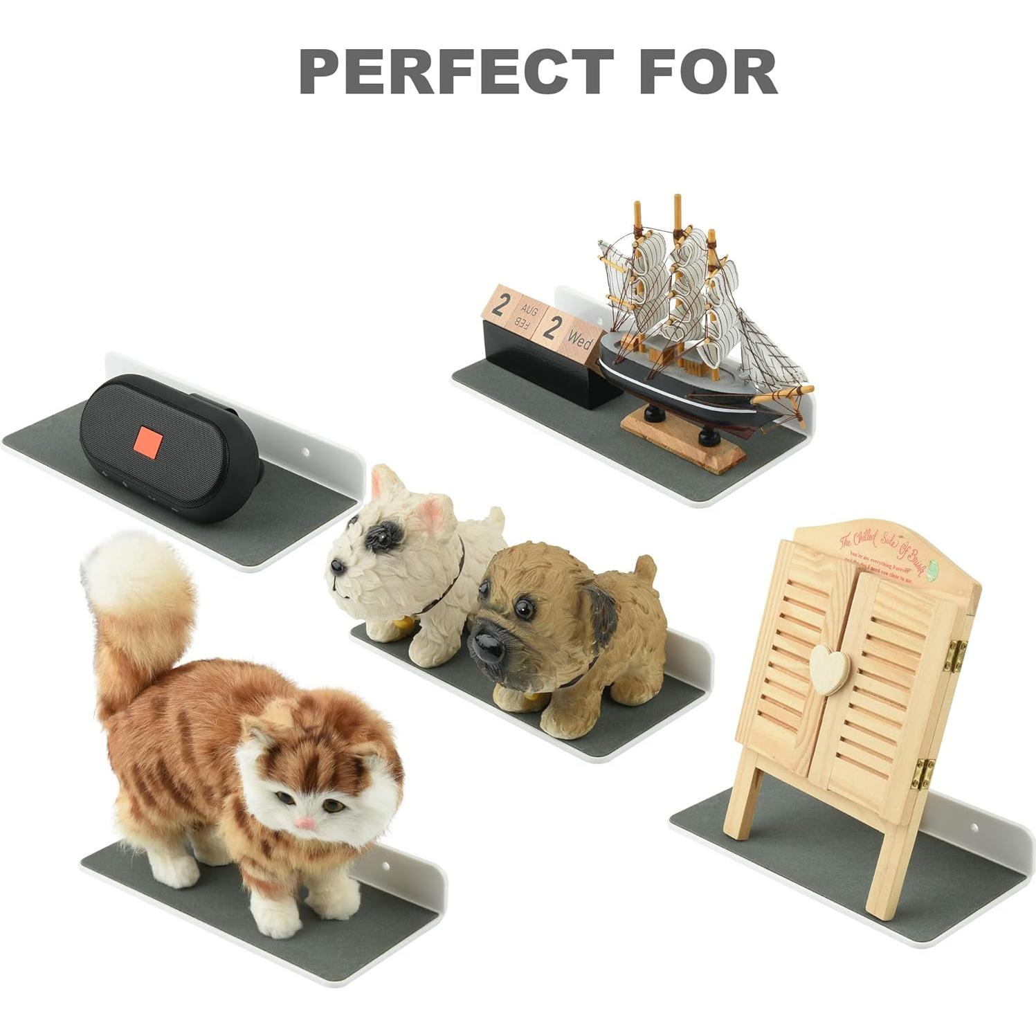 Soporte de Estante de Pared TXEsign Blanco para Altavoces 23 cm