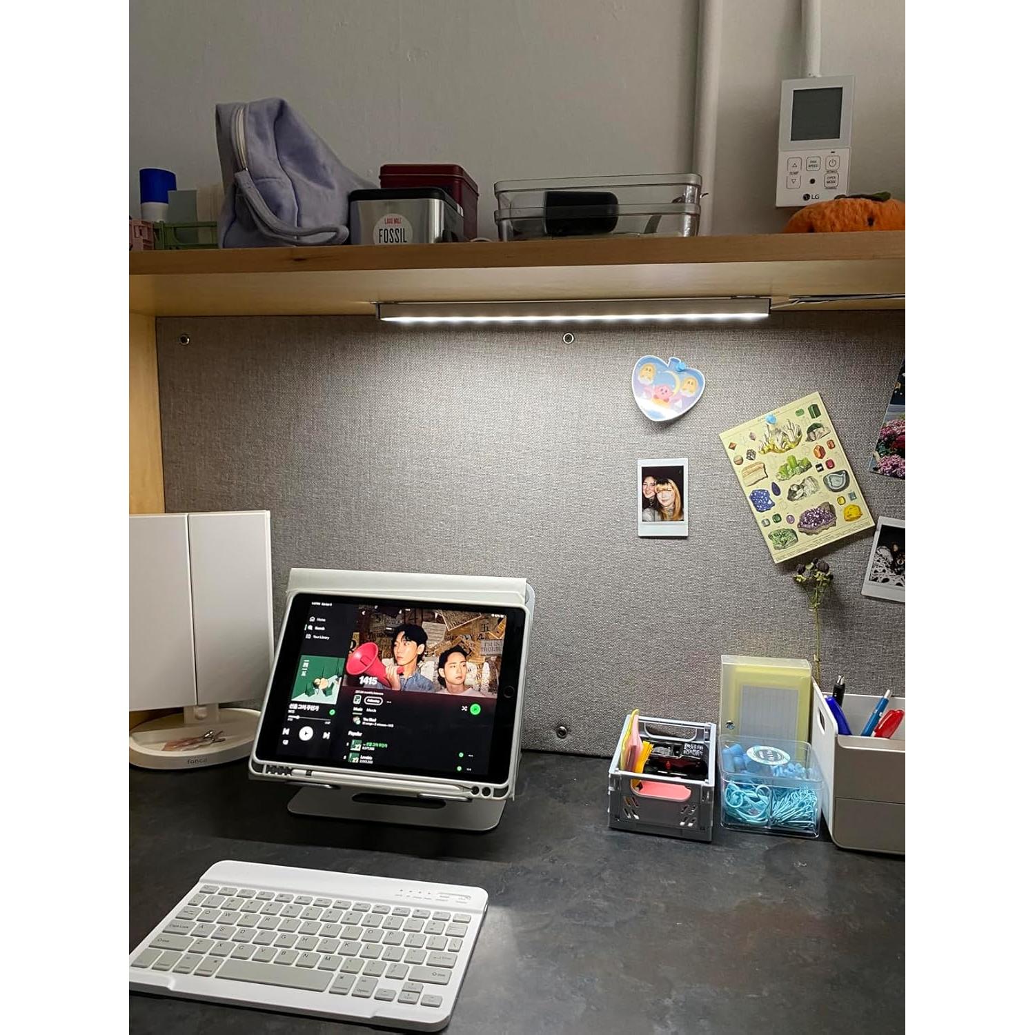 ASOKO Luz LED Bajo Gabinete 36.83 cm Regulable 3 Colores