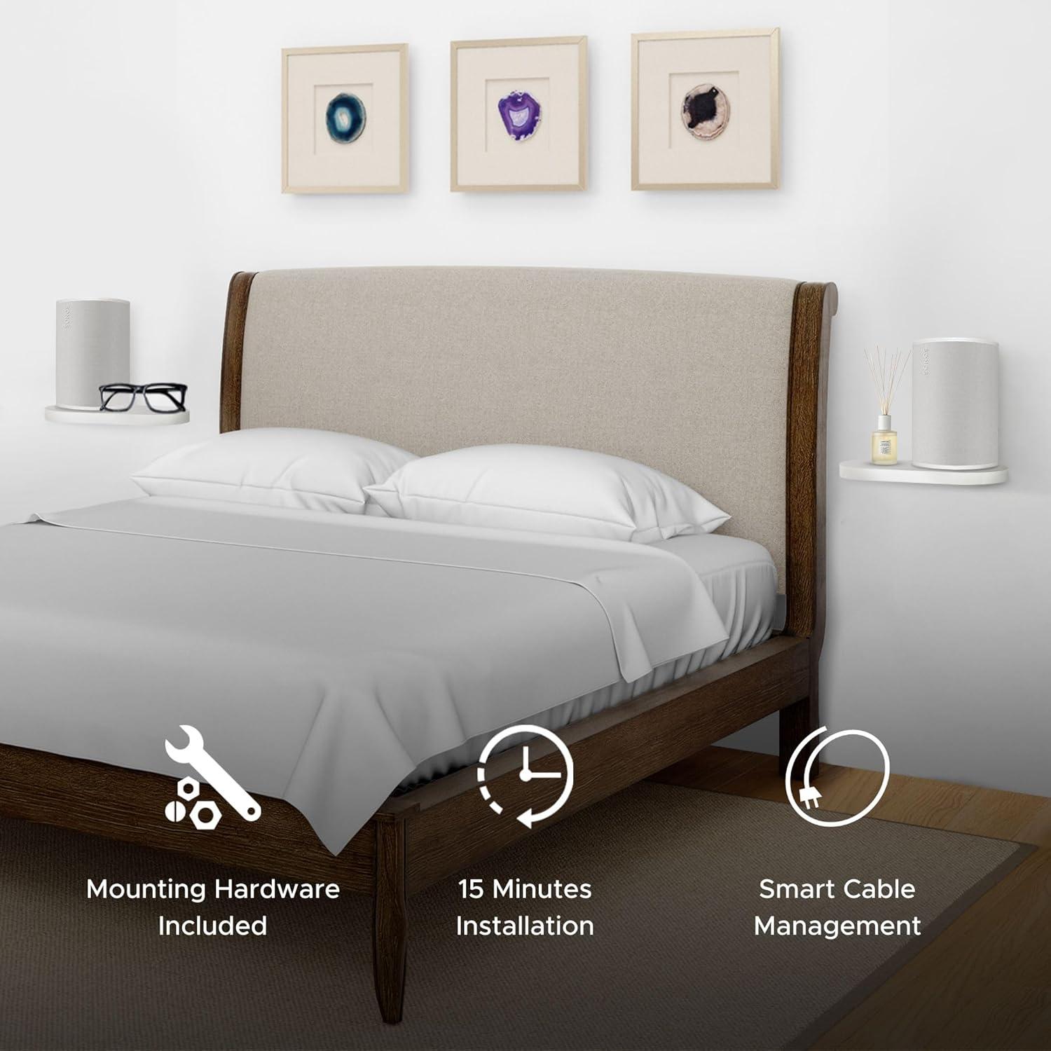 Soporte de Pared Soundbass para Altavoz Sonos ERA100 Blanco